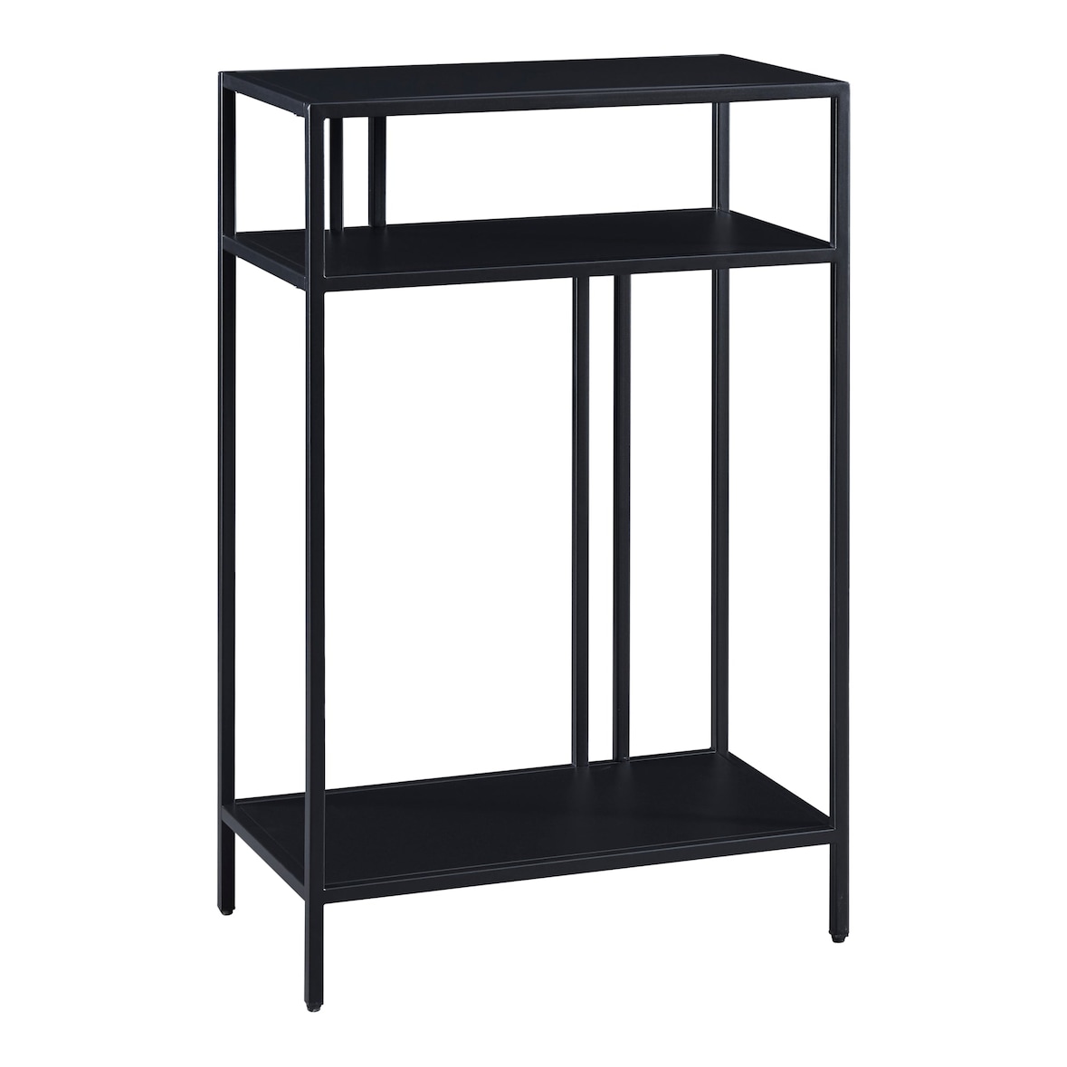 Helloshop26 - Mesa de consola em metal 85 x 55 x 30 cm preta 03_0008584