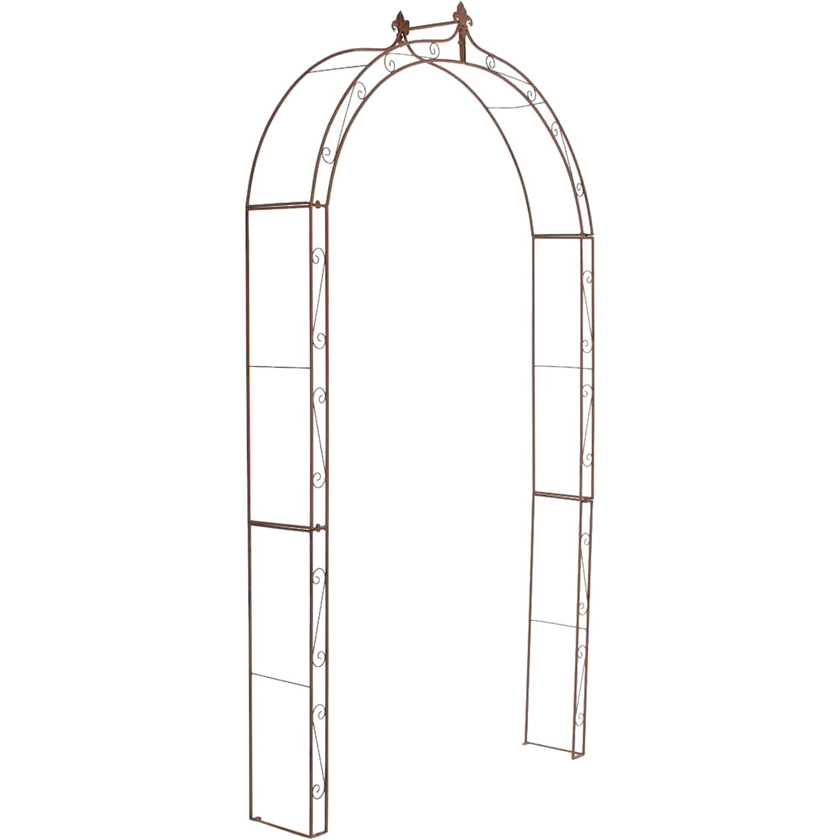 Rose arch Anna marrom antigo
