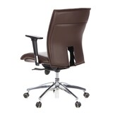 thumbnail of Bürostuhl / Chefsessel MURANO 10 Leder dunkelbraun hjh OFFICE