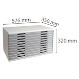 thumbnail of Exacompta 324041D MODULO A3 modulaire ladenbox met 10 gesloten laden voor A3+ documenten, Office, grijs-graniet