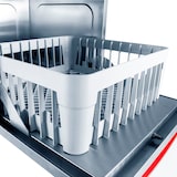 thumbnail of Romux® Lave-verres Professionnel 40x40 cm avec pompe de rinçage et détergent | Lave verre professionnel Bar | Lave verre Industriel