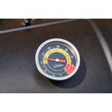 thumbnail of Tarrington House Holzkohlegrill mit Smoker Batesville, Stahl, 176 x 86 x 152.5 cm, Deckel mit Thermometer, Entlüftungssystem, fahrbar, schwarz