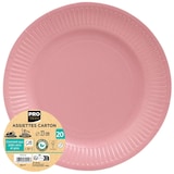 thumbnail of ProNappe - Piatti di carta "zero plastica", rotondo Ø 23cm - Colore rosa cipria - 500 pezzi