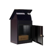 thumbnail of Phoenix Paket Box PB0581BK in Schwarz mit Schlüsselschloss