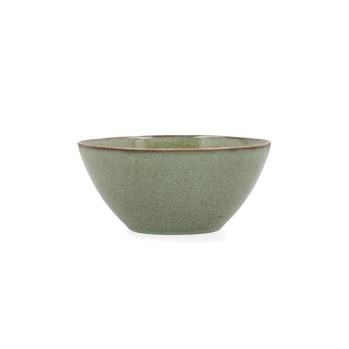 Bidasoa Ikonic Set van 6 onregelmatige kommen 15,8 x 15 x 7 cm groen 15,8 x 15 x 7 cm