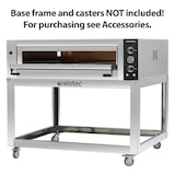 thumbnail of Forno elétrico de pizza para 6 pizzas 34 cm Ø, 1 câmara 70 x 105 x 14 cm, gama de temperaturas: 50-450°C, 8,8 kW, 400 V, 11451 Vaiotec