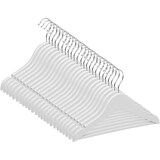 thumbnail of Percha Madera Cadete | Percha Infantil | Color Blanco| Percha Madera de Arce | con Muescas Antideslizantes | 30 x 1.2 x 22 cm | Pack 10 Unidades |