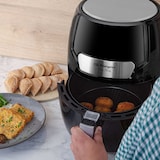 thumbnail of Orbegozo freidora sin aceite FDR 65, 4 litros, temporizador, 12 programas, pantalla LED control táctil, libre de BPA y PFOA, 1300-1500 W