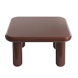 thumbnail of Tavolino quadrato da 75 cm in MDF laccato bordeaux Oviala