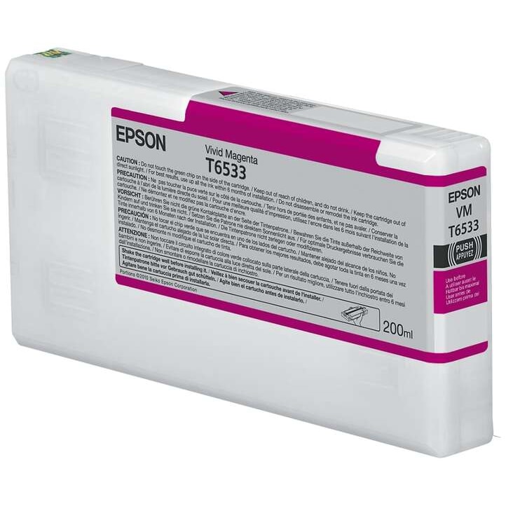 Epson Tinteiro T6533 Vivid Magenta (200 ml)