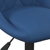 thumbnail of vidaXL Barhocker Blau Samt