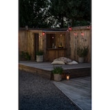 thumbnail of Konstsmide LED Biergartenkette, mit RGB-Farbwechsel, 10 klare Birnen / 60 RGB Dioden, 5V, Außen (IP44), schwarzes Kabel