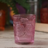 thumbnail of Trinkgläser lila 280ml Wasergläser Saftgläser Vintage Retro Boho 4Stück