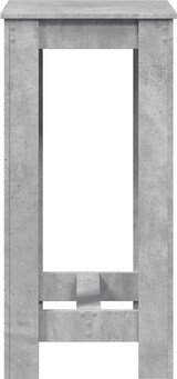 thumbnail of Betongrauer Stehtisch 51x50x103,5 cm, Holzwerkstoff Solaris Chic-Modell