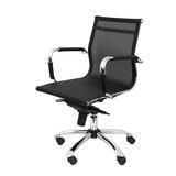 thumbnail of Barrax confidente Silla  con mecanismo basculante multiposición y  Respaldo y asiento de malla color negro