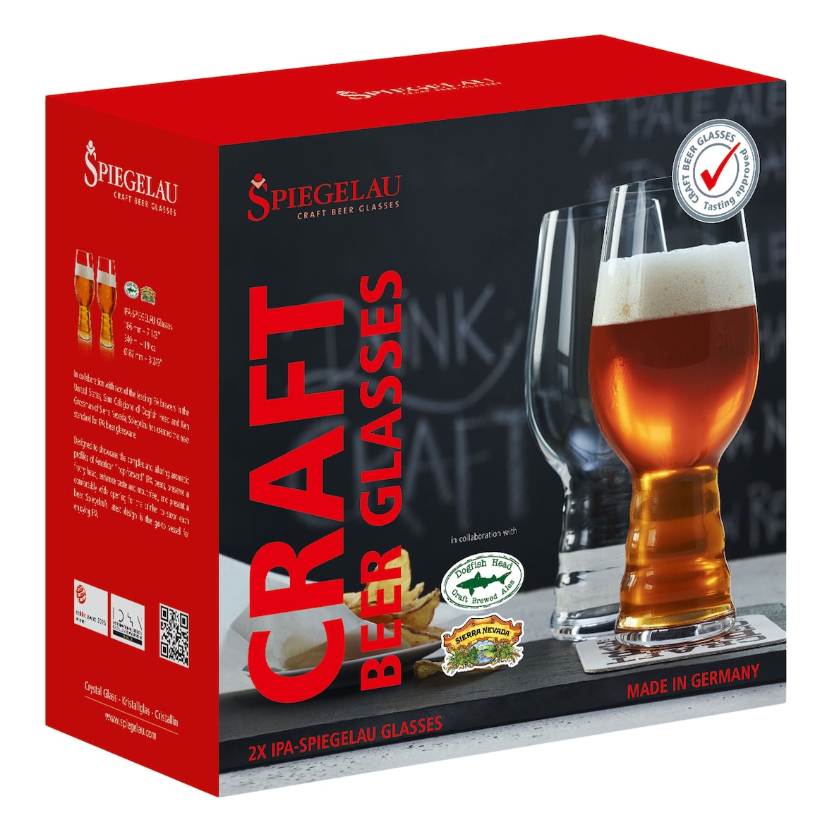 Spiegelau Craft Beer Glasses IPA Glas 2er Set 540 ml