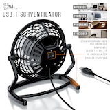 thumbnail of CSL Mini USB-Ventilator Tischventilator, stromsparend, ruhiger Lauf, 360° neigbar
