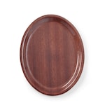 thumbnail of HENDI Serviertablett in Holzoptik, oval, AmerBox, Mahagoni, 200x265mm