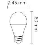 thumbnail of LED Leuchtmittel E14 Kugel G45 5 Watt Milchglas 450 Lumen kaltweiß (6000K)