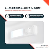 thumbnail of homeX Kühlschrank ohne Gefrierfach groß, freistehender Vollraumkühlschrank - 242 Liter, leise, silber, CS2421E-S