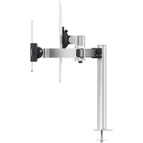 thumbnail of Monitorhalter mit Arm für 1 Monitor+1 Tablet silber Tischdurchführung