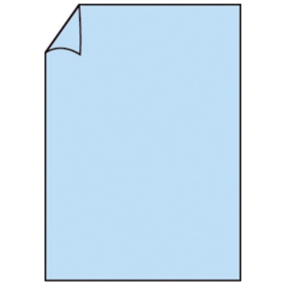 Rössler Papier 220701517 Coloretti Briefbogen - A4, 80g, 10 Blatt, himmelblau