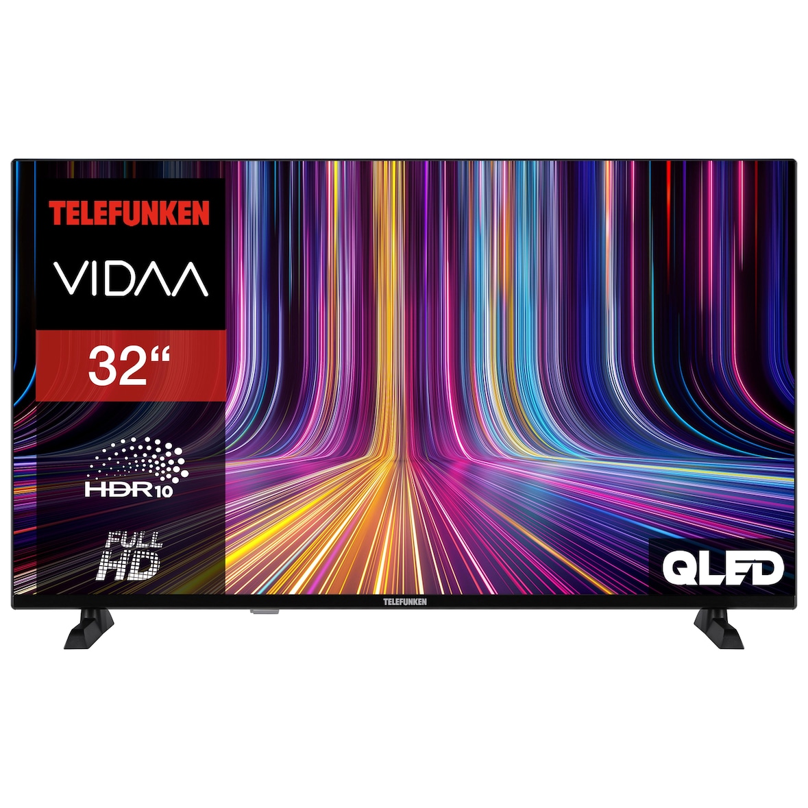 Telefunken QF32VP750S QLED Fernseher 32 Zoll Smart TV VIDAA Full HD HDR TV Triple-Tuner (2026)