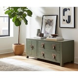 thumbnail of OPIUM OUTLET Mueble TV Cómoda Mueble Aparador TV273 - Gris Oliva Verde Oliva Asiático Chino Oriental
