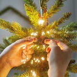 thumbnail of LED Baummantel Draht Lichterkette Baumbeleuchtung 16 Stränge 832LED 2,4m Timer