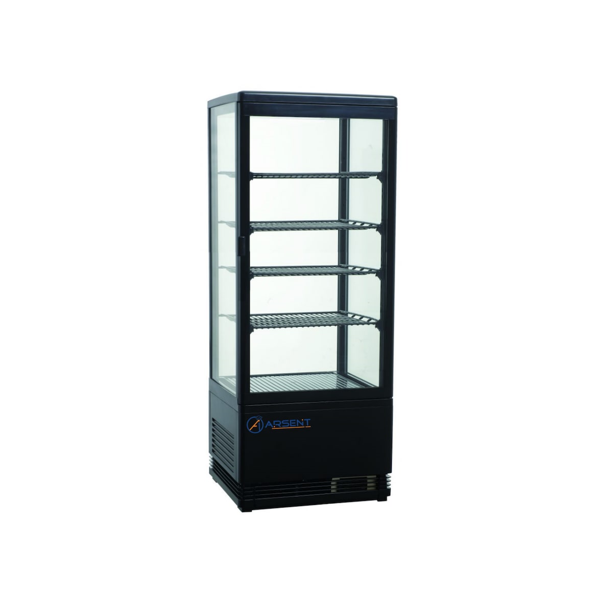 Vitrina expositora refrigerada color negro Serie RT-98L