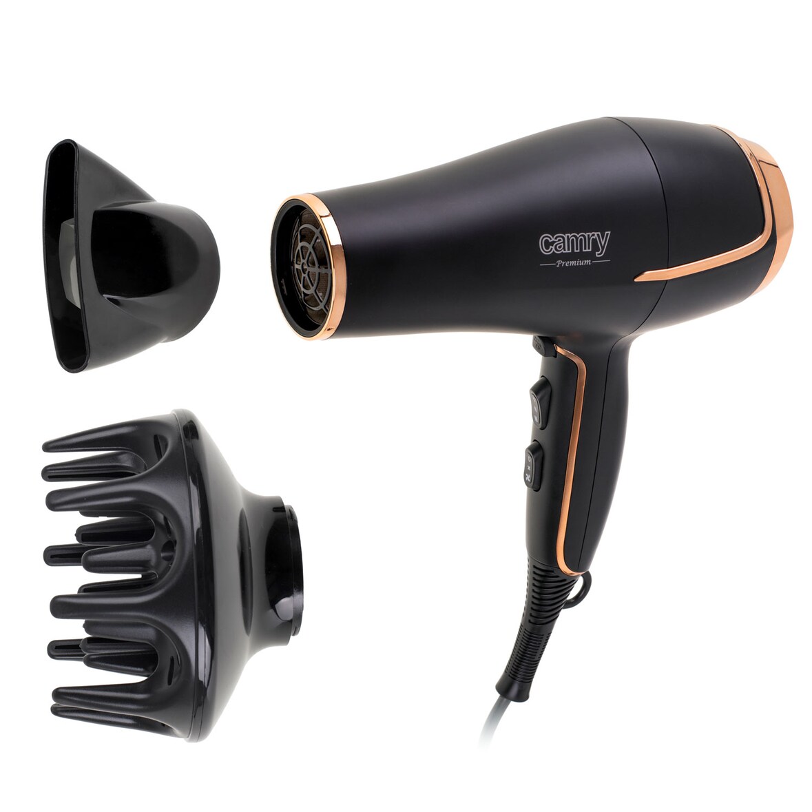 Camry CR 2255 Haartrockner 2200W mit Diffusor schwarz