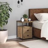 thumbnail of vidaXL Nachttisch Artisan-Eiche 34x35,5x50 cm Holzwerkstoff