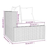 thumbnail of vidaXL 4-tlg. Garten-Lounge-Set mit Auflagen Poly Rattan Braun