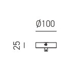 thumbnail of Alice Messing runde Metallrosette IP20 für Pendelleuchten – Moderner Deckensockel, zentraler Anschluss, einfache Installation