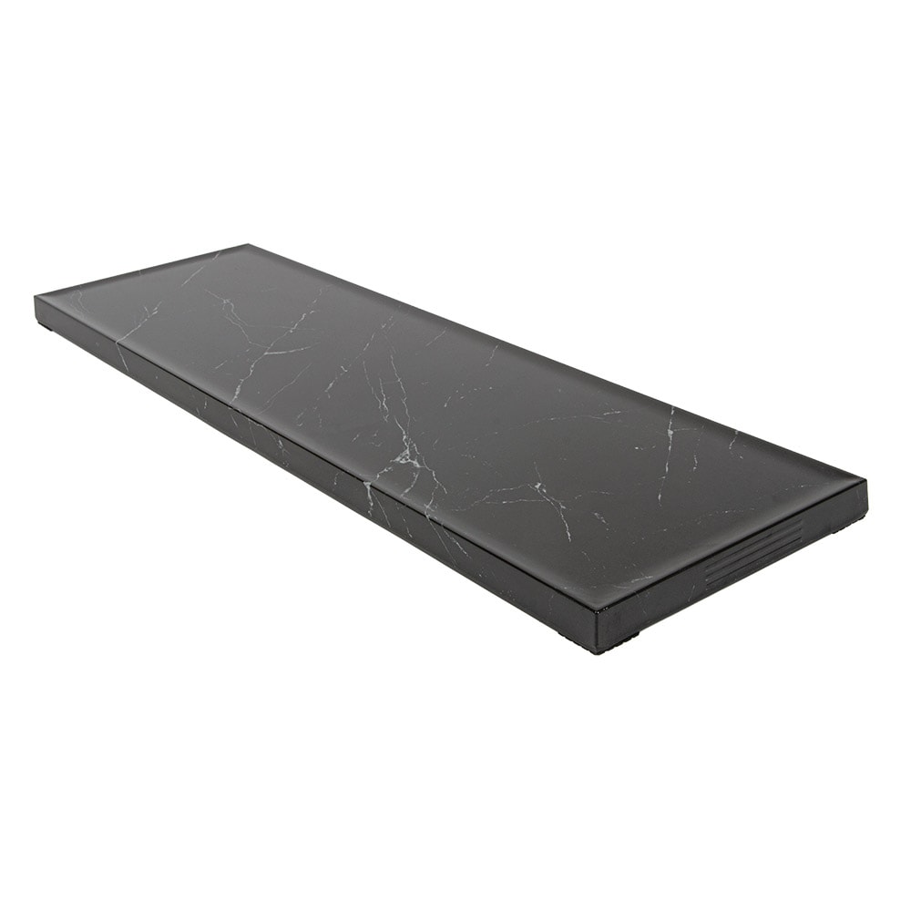 Garcia de Pou - Plateau Pour Buffet 'Asami Ware' 53X16,2X1,7 Cm Imitation Marbre Noir Mélamine