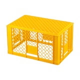 thumbnail of 4 Stück Bäckerkisten 600 x 400 x 320 mm + 1 Transportroller in Gelb