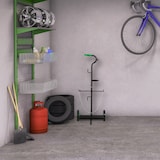 thumbnail of Relaxdays Gas Transportwagen, Transportkarre für 5 & 11 kg Gasflaschen, Propan, Vollgummireifen, Stahl, schwarz/grün