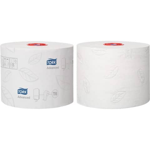 Toilettenpapier Advanced weiß 2-lagig 27 Rollen a 100 m Sys. T6