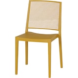 thumbnail of SIENA GARDEN Urban Lights Set 3teilig Square Stuhl gastrotauglich mustard mit Tisch Sola Ø80