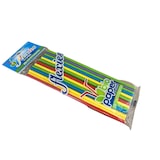 thumbnail of Jumbo Strohhalm  22x0,58cm mit Knick bunt 25 Stück