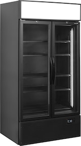 thumbnail of TEFCOLD Display-Kühlschrank in Schwarz FSC1000H BLACK 796l Schwarz RAL9005