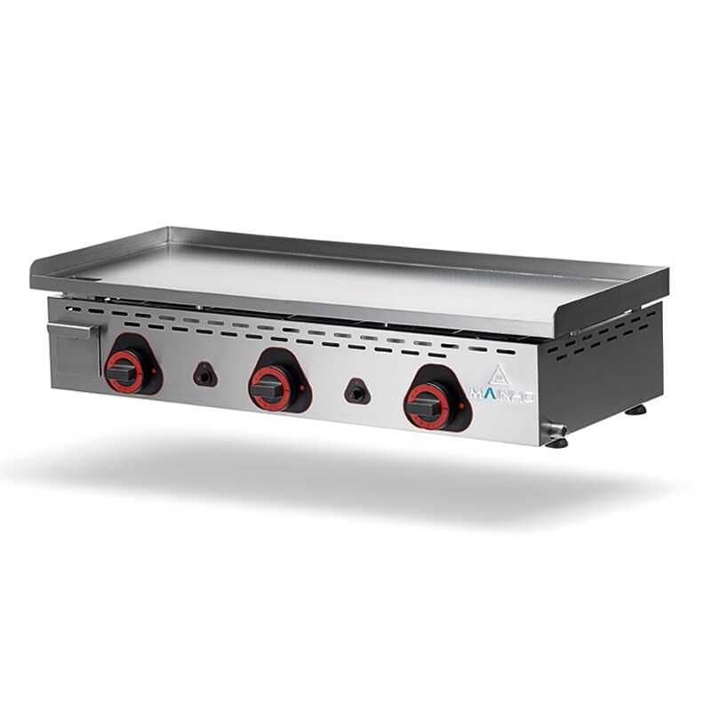 Plancha Profesional Gas– Hierro Cromado– Eco CD Uni Mainho,  ECO-90CD UNI
