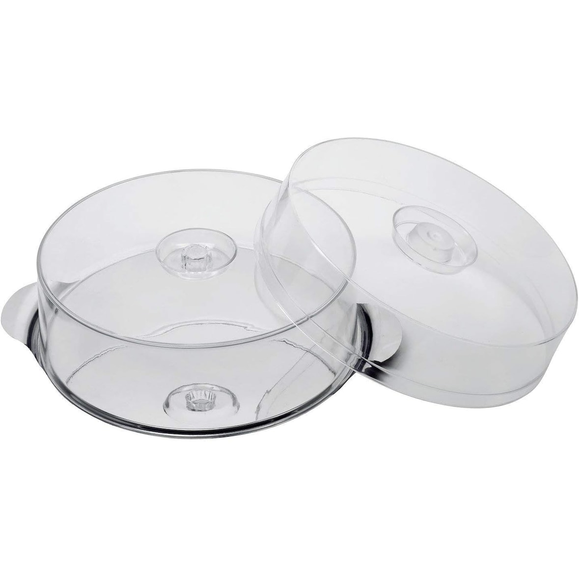 APS 652 Tortenplatte mit 2 Hauben  Ø 30 cm, Haubenhöhen 7 + 11 cm