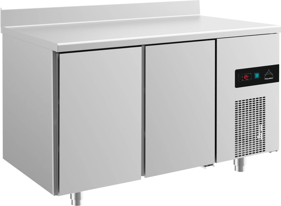 A&S Kühltisch -2 bis +8°C 1400x700x850mm mit 2 Türen u. Aufkantung