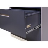 thumbnail of Hängeregisterschrank | HxBxT 132x76x46 cm | A4 abschließbar | Grau-Dunkelgrau | Aktenschrank Büroschrank Stahlschrank