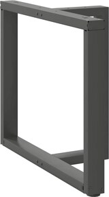 thumbnail of vidaXL Esstischbeine T-Form 2 Stk. Anthrazit 100x35x(72-73) cm Stahl