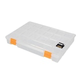 thumbnail of Sortimentskasten, 21 feste Fächer, stapelbar, 276 x 203 x 42 mm, transparent/Gelb