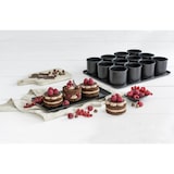 thumbnail of Plaque pâtisserie 12 mini moules ronds amovibles Zenker Black Metallic