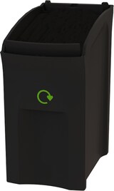 thumbnail of PROREGAL Wertstoffsammler Envirobin | 55 Liter, HxBxT 61,5x30,5x54cm | Polyetylen | Schwarz