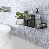 thumbnail of Intirilife Duschablage aus Edelstahl mit 60 x 13 cm - Duschkorb Duschregal Badregal mit praktischen Ablaufrinnen zum Bohren für Bad und Küche